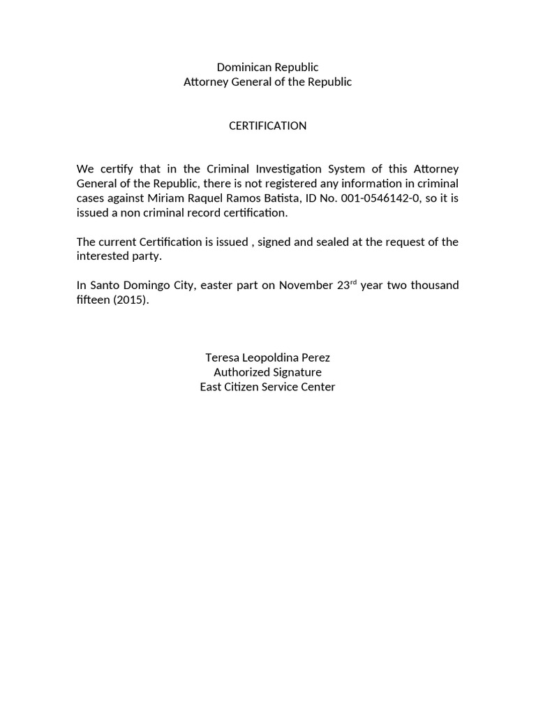 Certification Criminal Investigation 2015 PDF