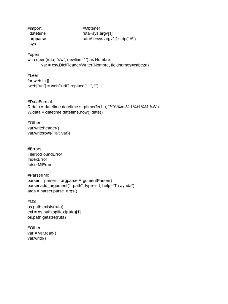 Python CSV File Handling and Errors | PDF