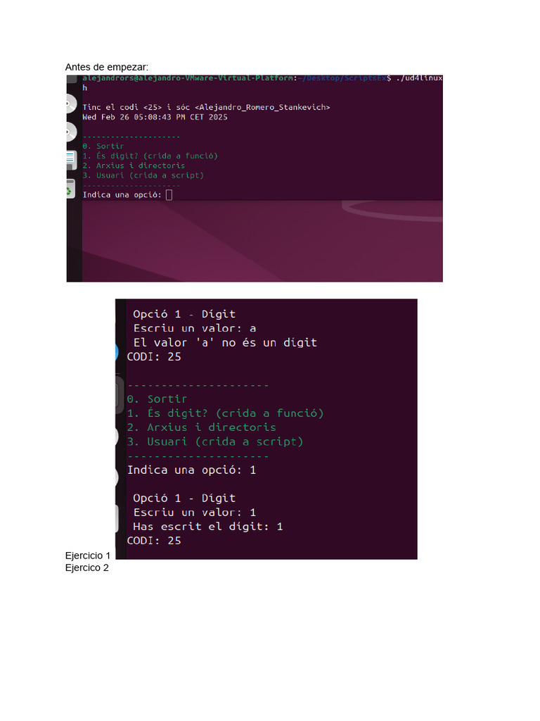 Examen Linux | PDF