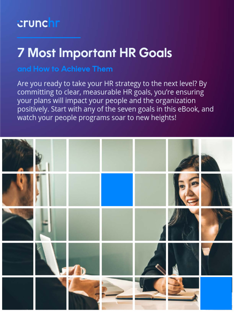 7 Most Important HR Goals and How To Achieve Them | PDF | Goal ...