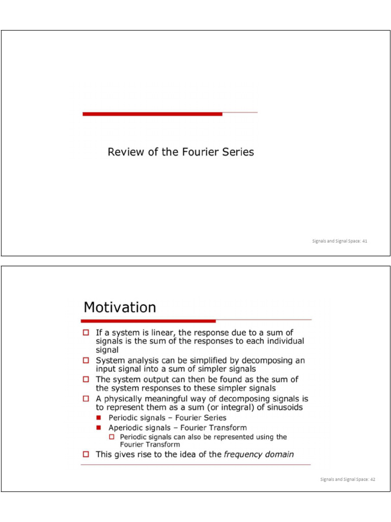 Fourier Series and Signal Analysis | PDF | Spectral Density | Fourier ...