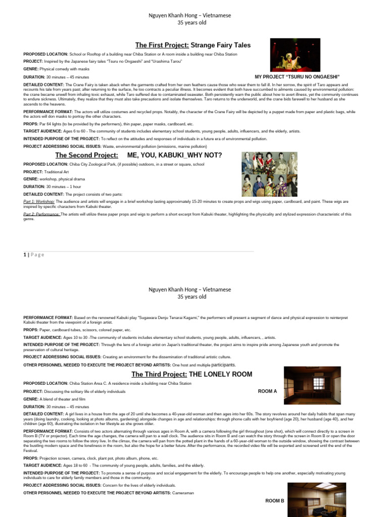 Environmental and Cultural Art Projects | PDF