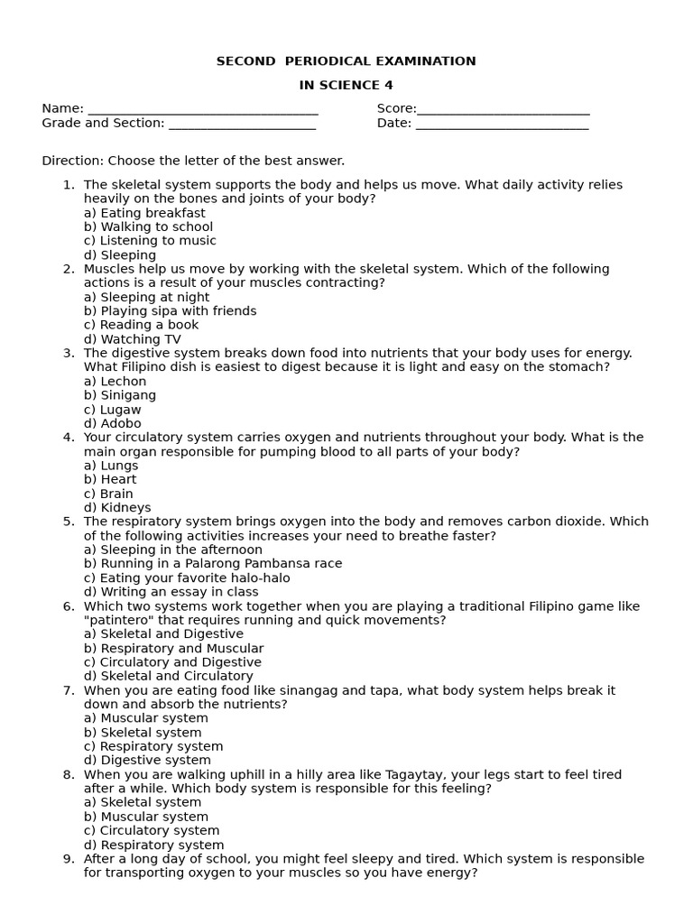 Science 4 Periodical Exam Questions | PDF | Butterfly | Foods