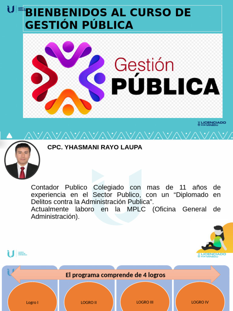 Curso de Gestión Pública y Administración | PDF | Administración ...
