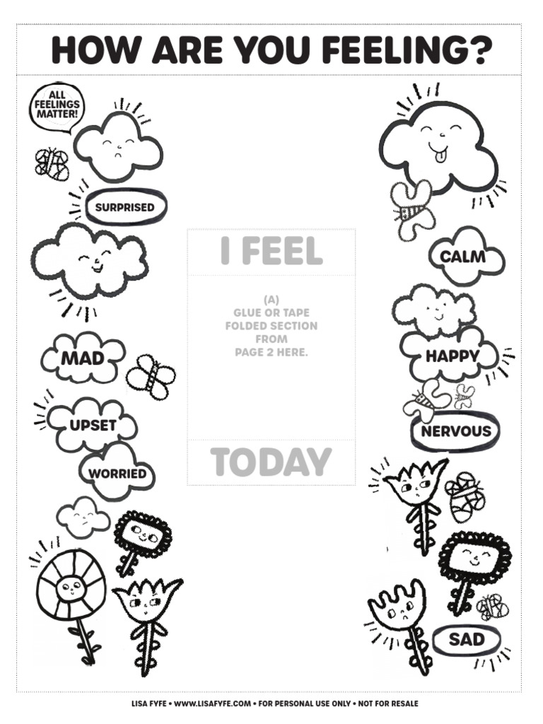 Interactive Feelings Page | PDF