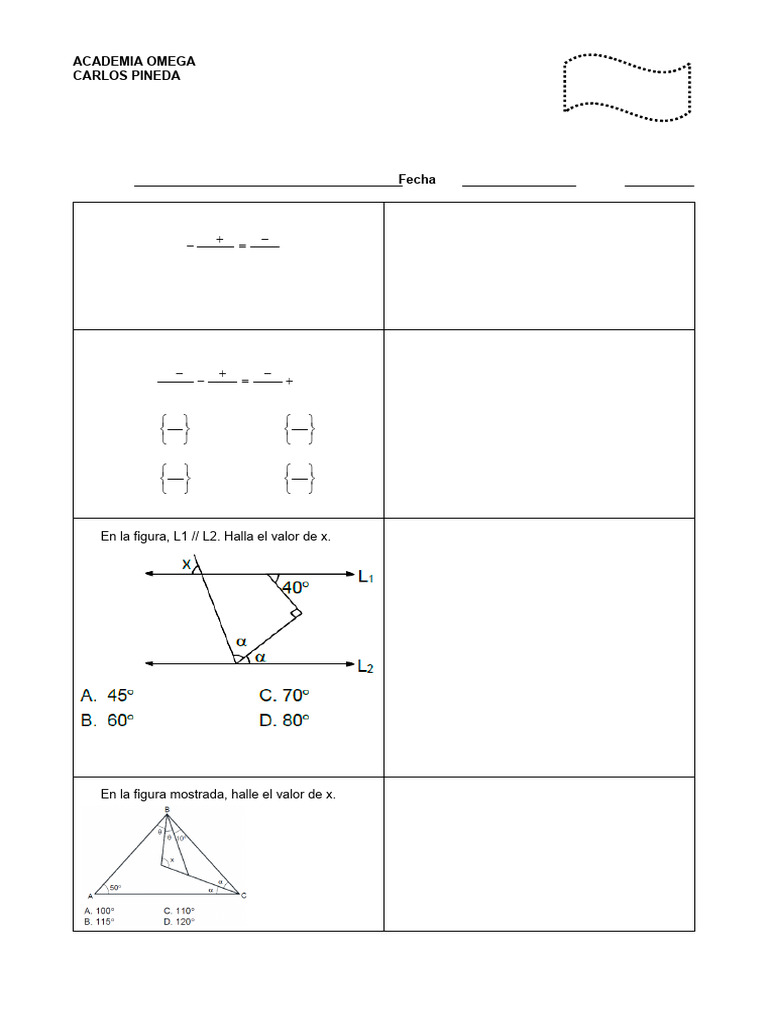 Ejercicios de Álgebra y Problemas Matemáticos | PDF