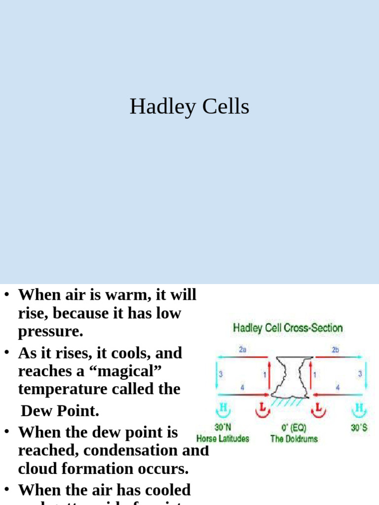 Understanding Hadley Cells and El Niño Effects | PDF