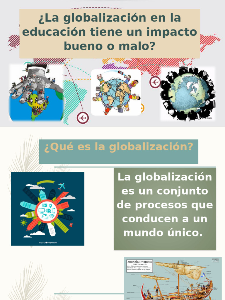 Impacto de la Globalización en Educación | PDF | Globalización | Enseñando