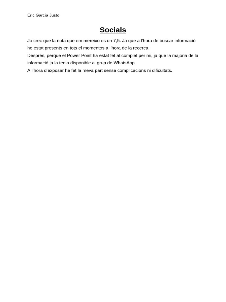 Socials | PDF