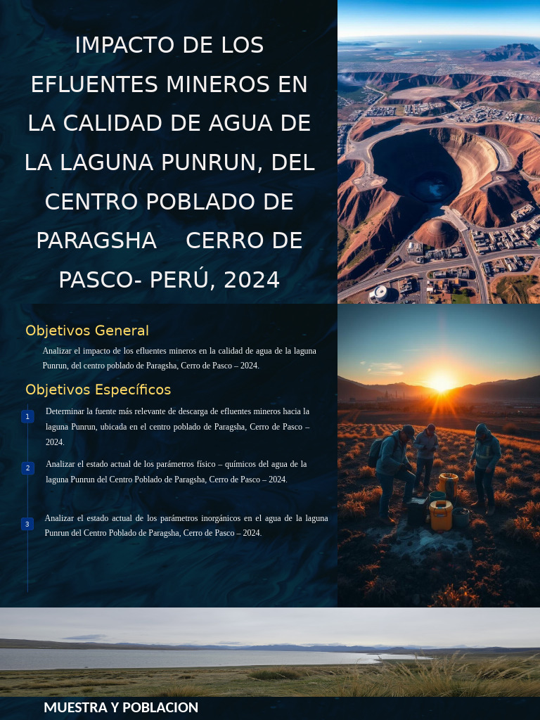 Efluentes Mineros y Calidad de Agua en Punrun | PDF | Diseño de la ...