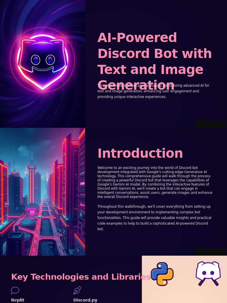 AI Discord Bot for Text & Image Generation | PDF | Artificial ...