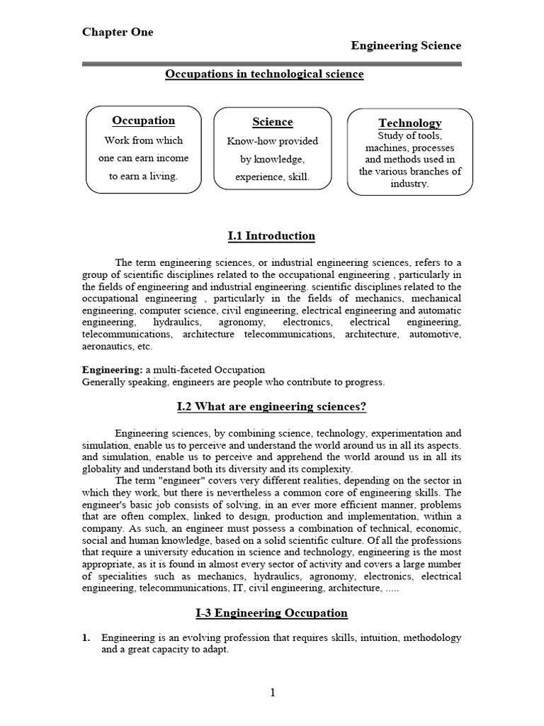 MST I Chap 01 | PDF | Engineering | Science