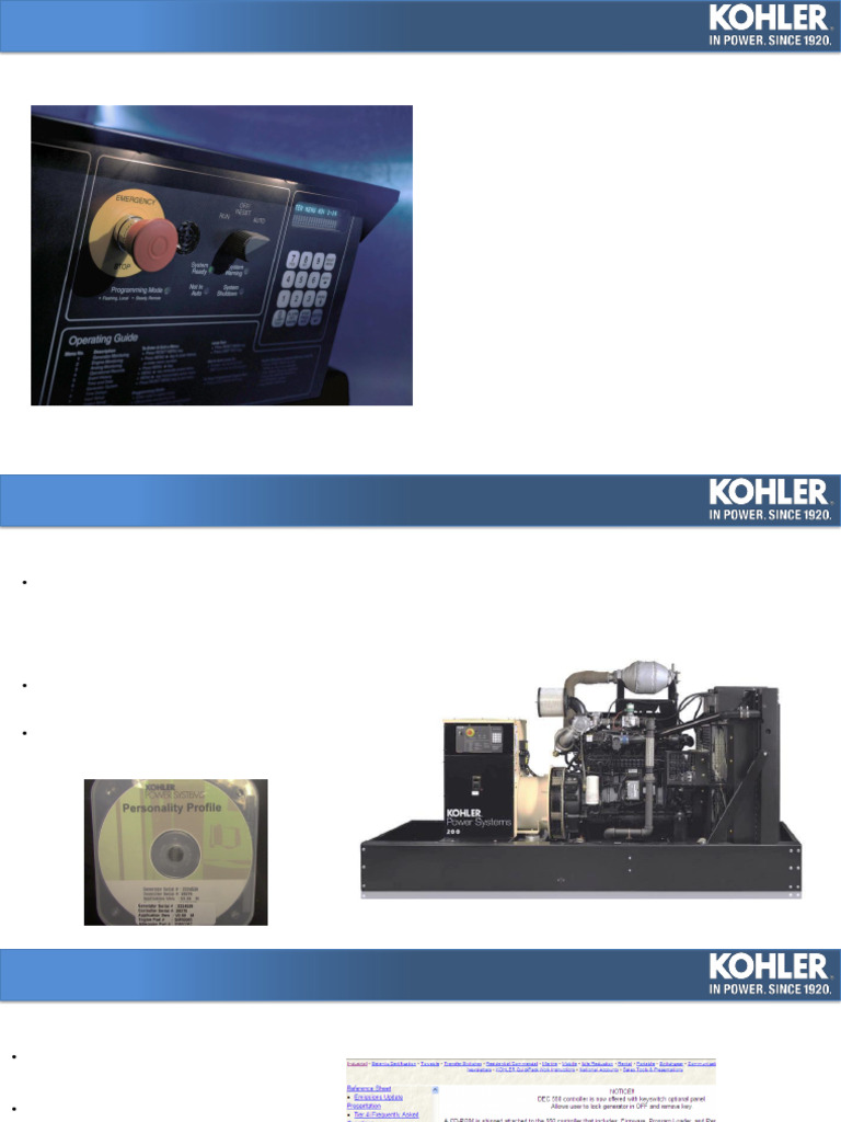 Kohler Decision-Maker 550 Controller Guide | PDF | Relay | Electric ...