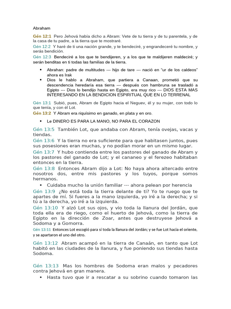 Lecciones de Fe y Obediencia en Abraham | PDF | Abrahán | Fe