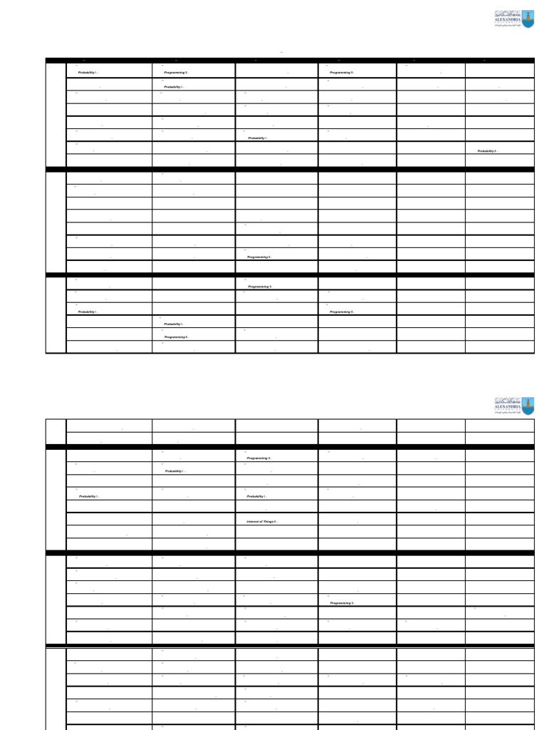 Proposed Spring 2025 All Levels - Schedule - To Publish | PDF | Applied ...