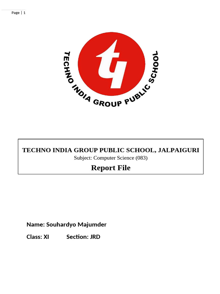 Computer Science Experiment Report | PDF | Numbers | String (Computer ...