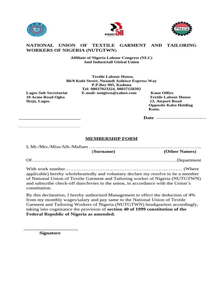 Membership Form | PDF