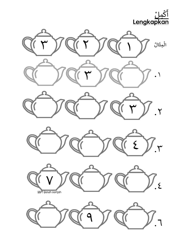 Nombor Bahasa Arab | PDF