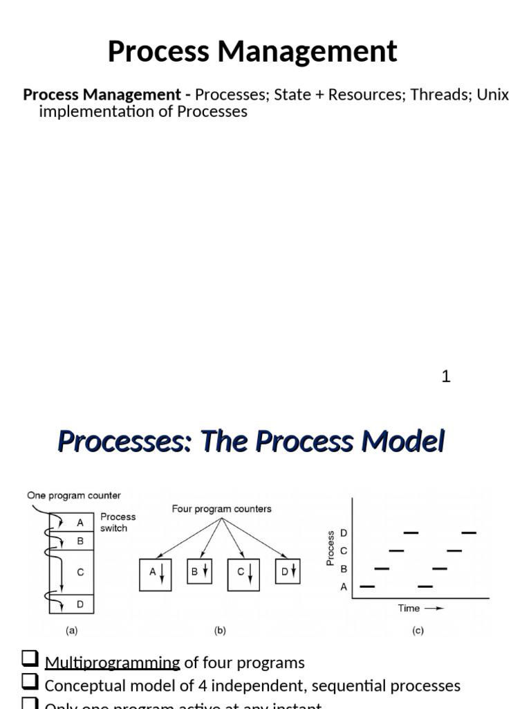 Understanding Process Management in Unix | PDF | Thread (Computing ...