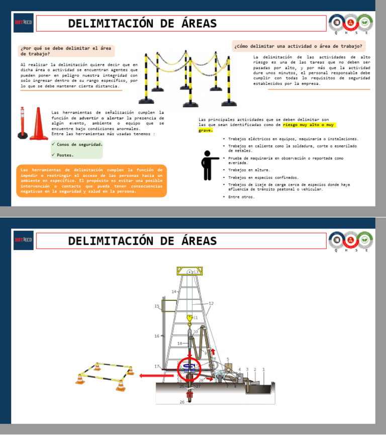 Delimitación de Áreas de Trabajo Seguras PDF