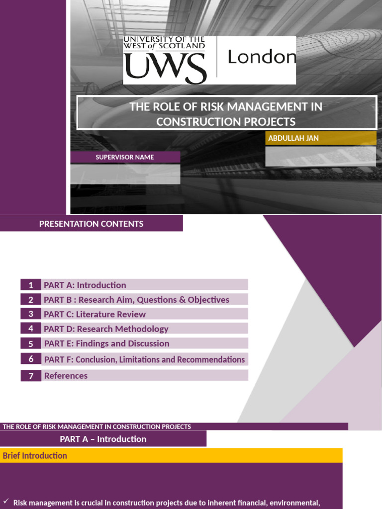Risk Management in Construction Projects | PDF | Risk Management | Risk