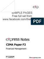 Cima f2 2012 Notes