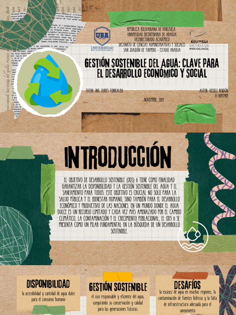 Gestión Sostenible del Agua y Desarrollo | PDF | Agua | Sustentabilidad