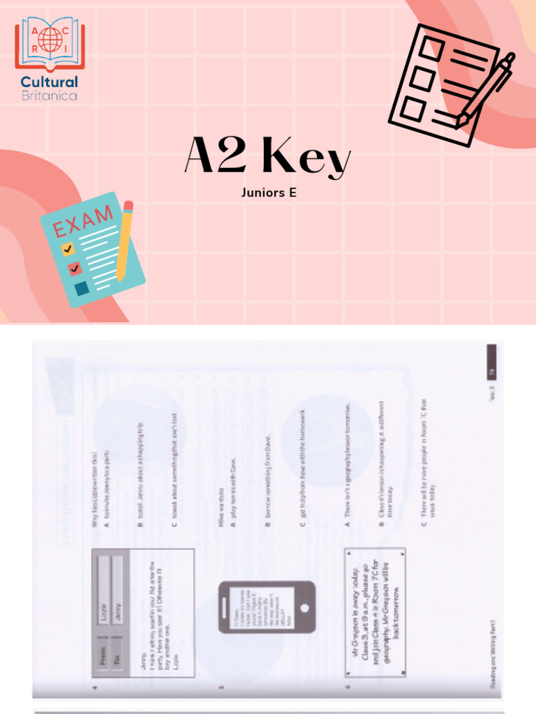 A2 KEY For Schools | PDF