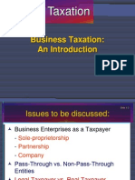 Sessions 05 - Business Taxation - An Introduction