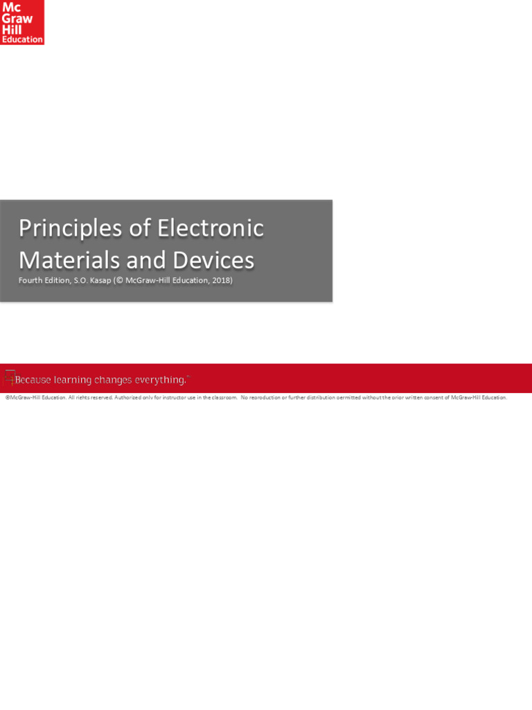 Ch6 Pre Class Version 4thed | PDF | P–N Junction | Light Emitting Diode