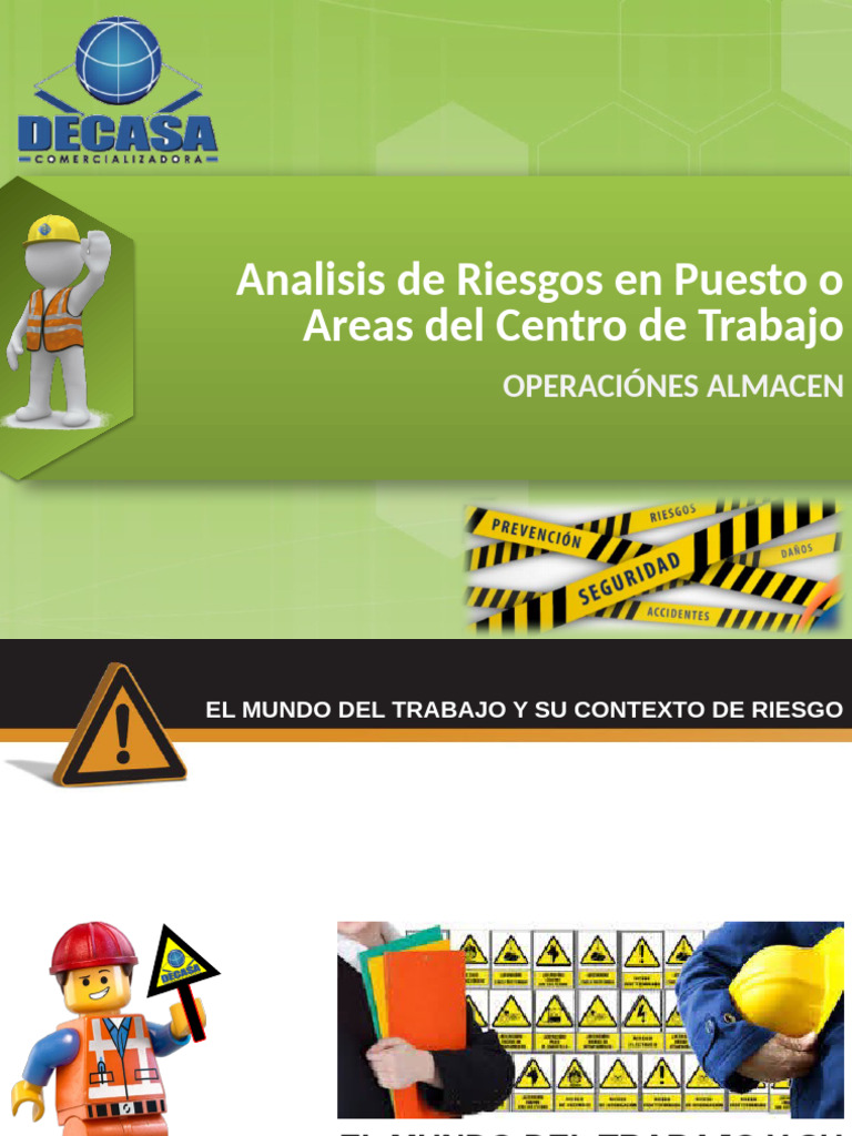 Riesgos Laborales en el Almacén: Análisis | PDF | Riesgo | Seguridad y ...