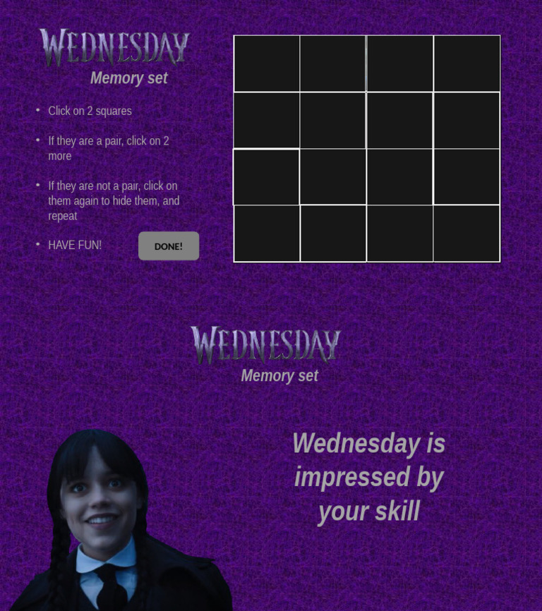 Wednesday Memory | PDF
