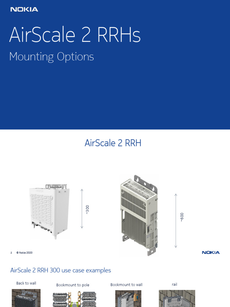 AirScale 2 RRH Mounting Solutions Guide | PDF | Trademark