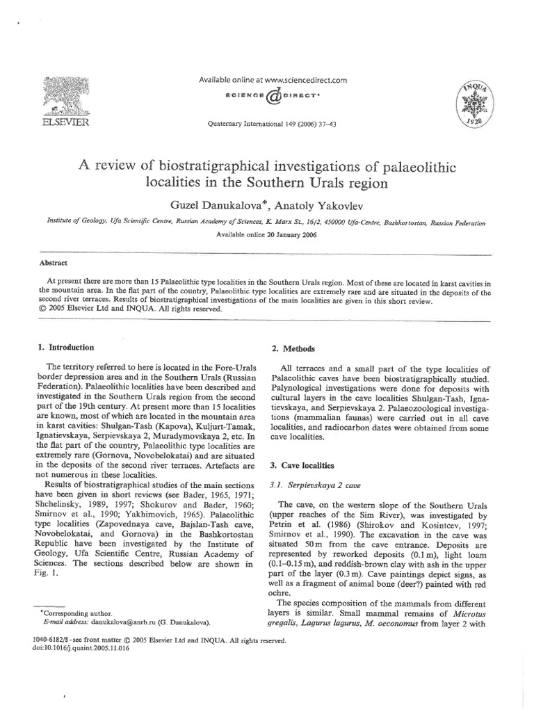 Sölgentaş C14 Test | PDF