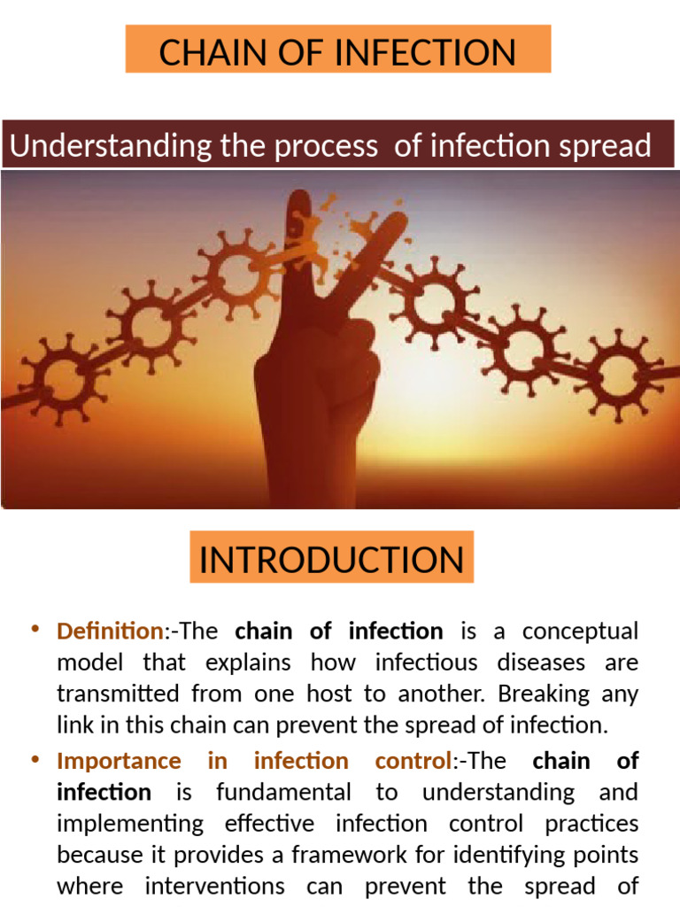 Chain of Infection Overview | PDF | Infection | Pathogen