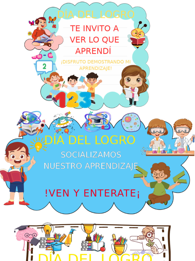 Celebrando el Día del Logro Educativo | PDF