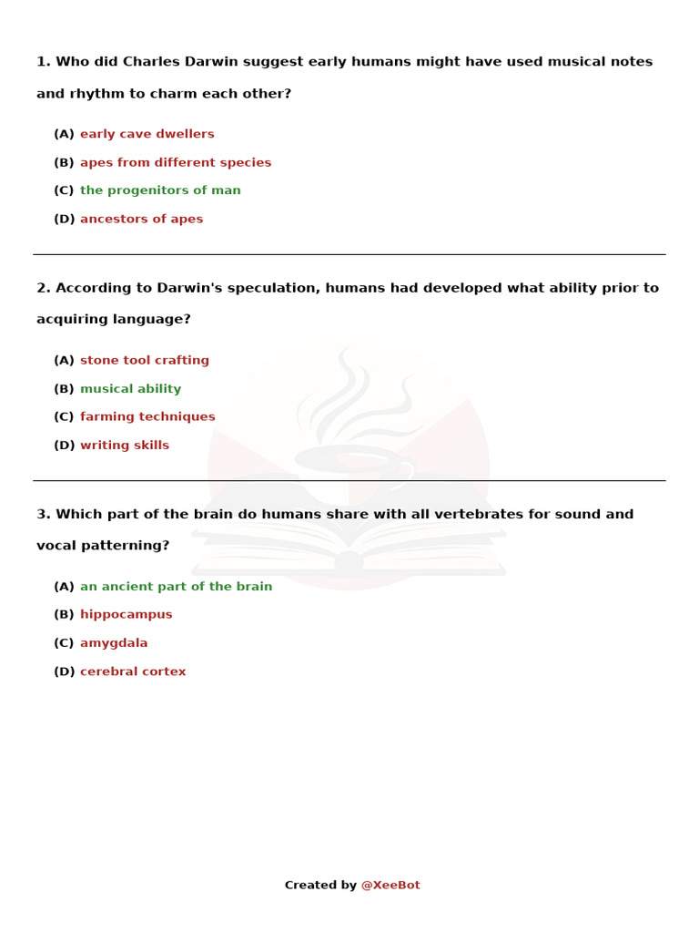 Origins of Human Language Theories | PDF | Origin Of Language | Speech