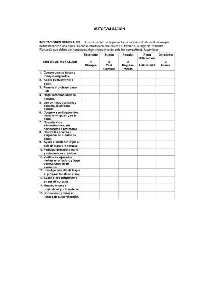 Evaluación del Desempeño Docente | PDF