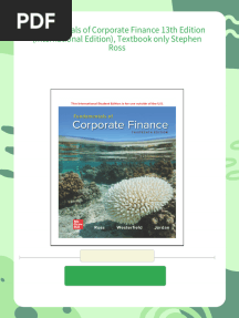 Fundamentals of Corporate Finance 13th Edition (International Edition), Textbook only Stephen Ross - Quickly download the ebook to never miss important content