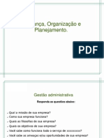 liderança,organização e planejamento pos uni9