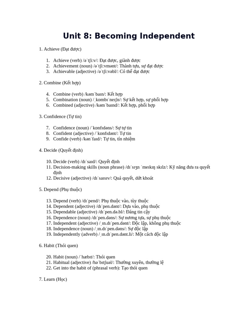 Unit 8 | PDF
