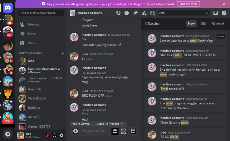 Discord Chat Log: Smol Dragon Conversations | PDF