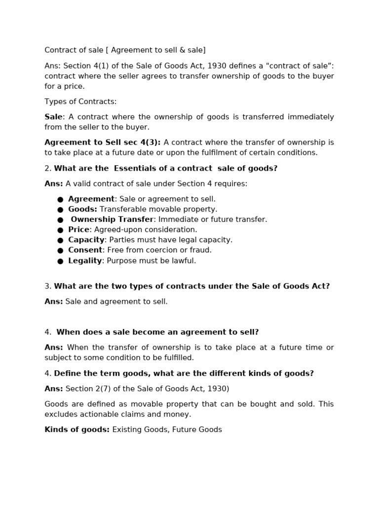 contract-II 2nd Internal Q&A | PDF | Partnership | Private Law