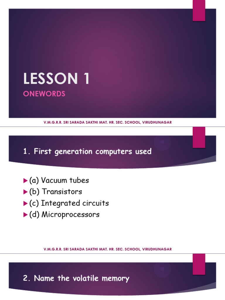 Computer Basics Quiz Questions | PDF | Operating System | Printer ...
