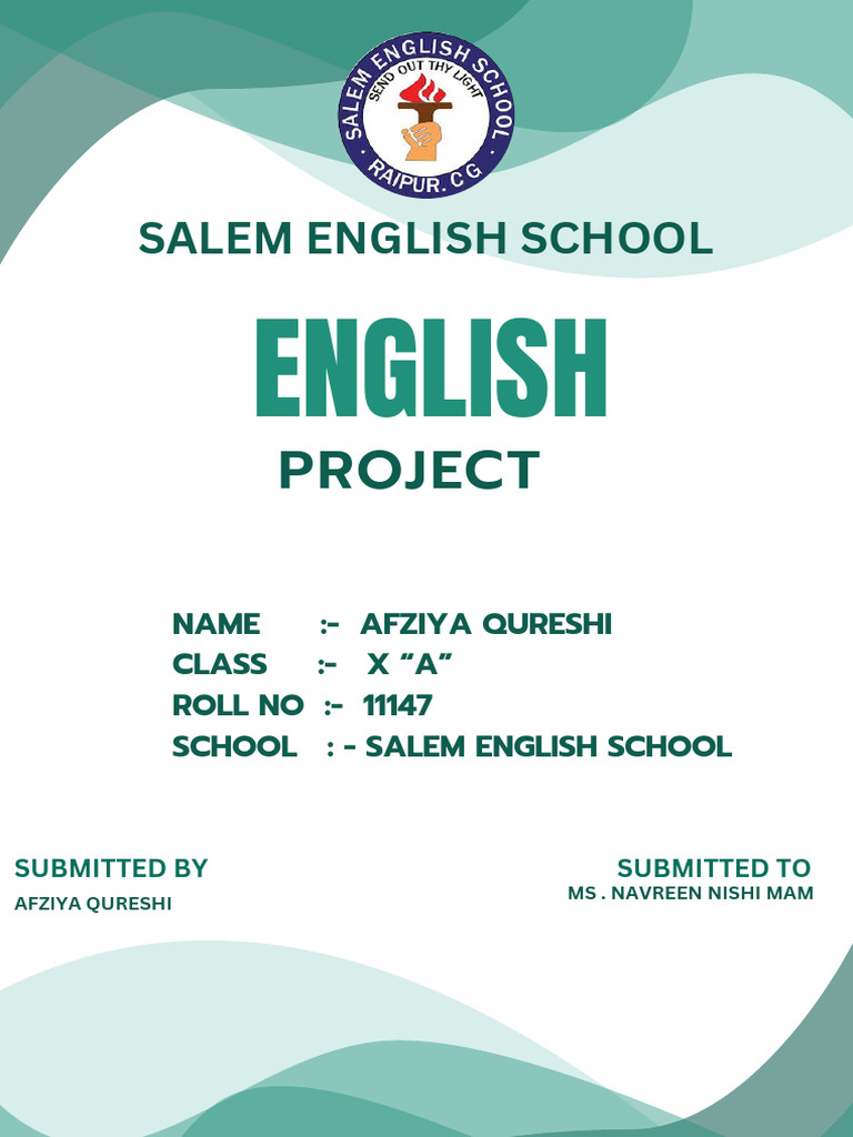 Pastel Green Simple Project Proposal Cover Page A4 | PDF