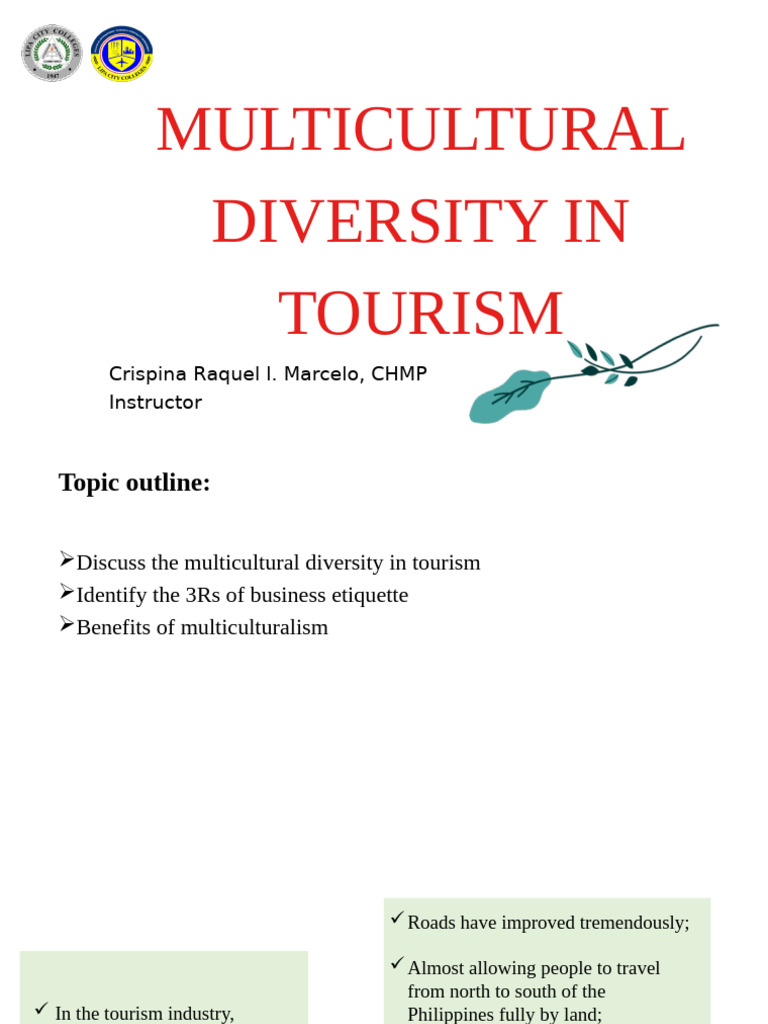 Multicultural Diversity in Tourism | PDF | Multiculturalism | Etiquette
