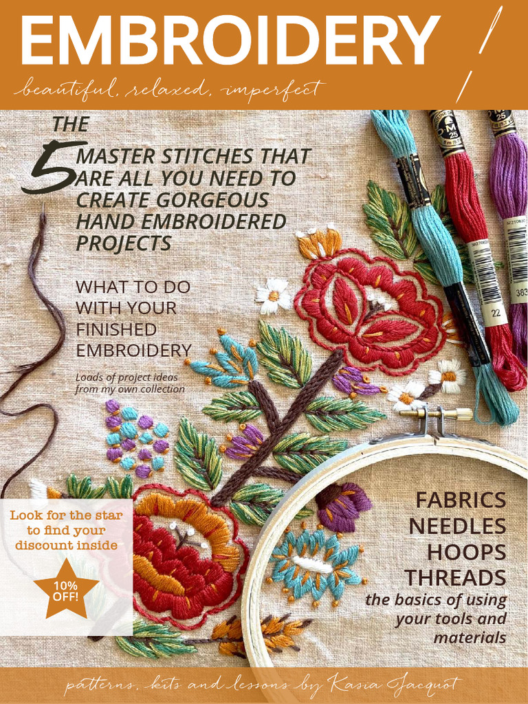 Free+Mini+Magazine+2022+ +Single+Page+Layout | PDF | Embroidery | Yarn