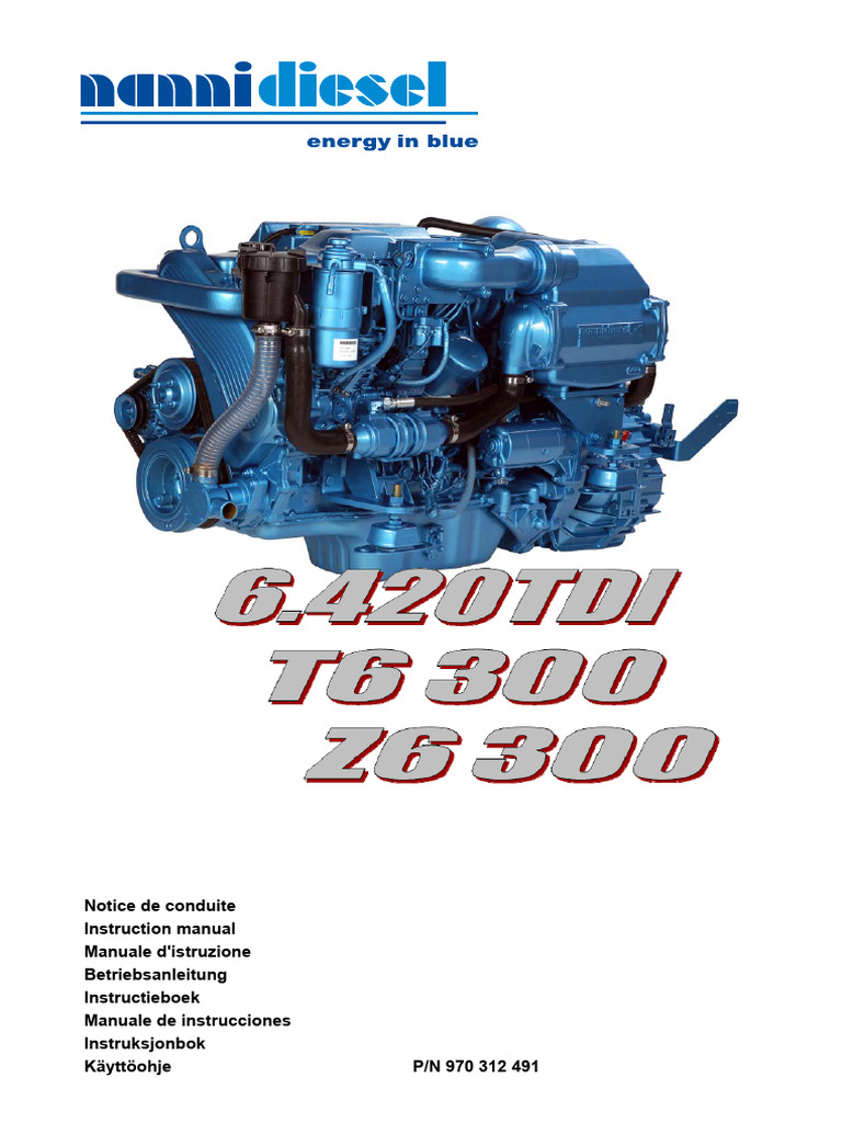 Nanni Diesel Engine Operation Manual | PDF | Fuel Injection | Diesel Engine