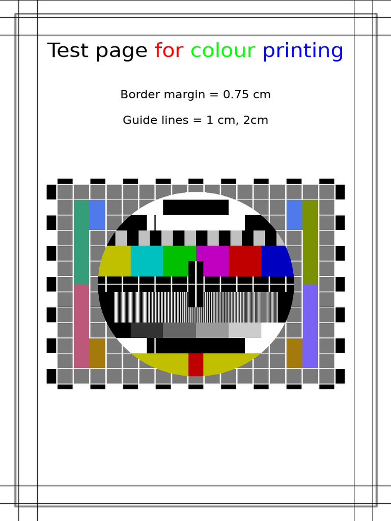 Test Page: Colour | PDF