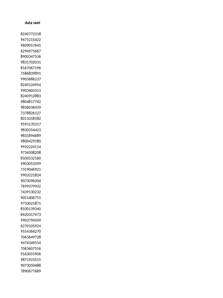 Student Number | PDF
